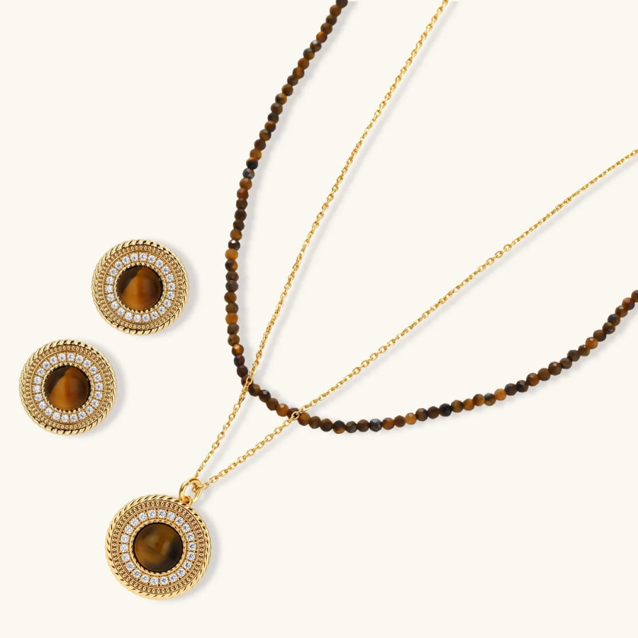 Amber Circle Set by Sandee Rain Boutique Jewelry Sets