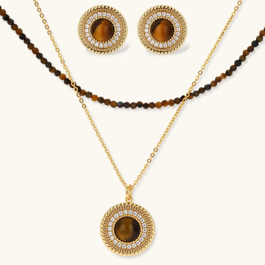Amber Circle Set by Sandee Rain Boutique Jewelry Sets