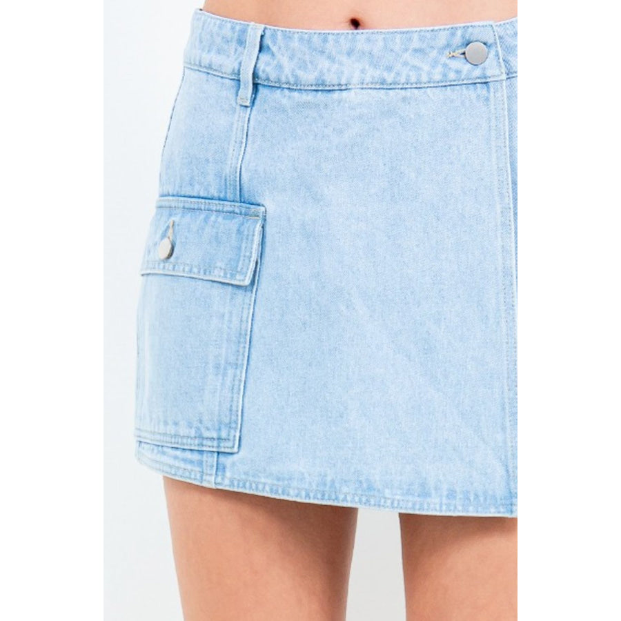 American Bazi Cargo Pocket Mini Skort Apparel and Accessories