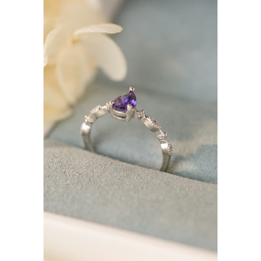 Amethyst 925 Sterling Silver Ring