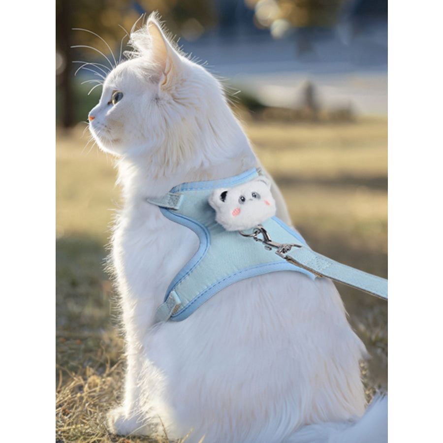 Animal Decor Breathable Mesh Pet Harness Apparel and Accessories