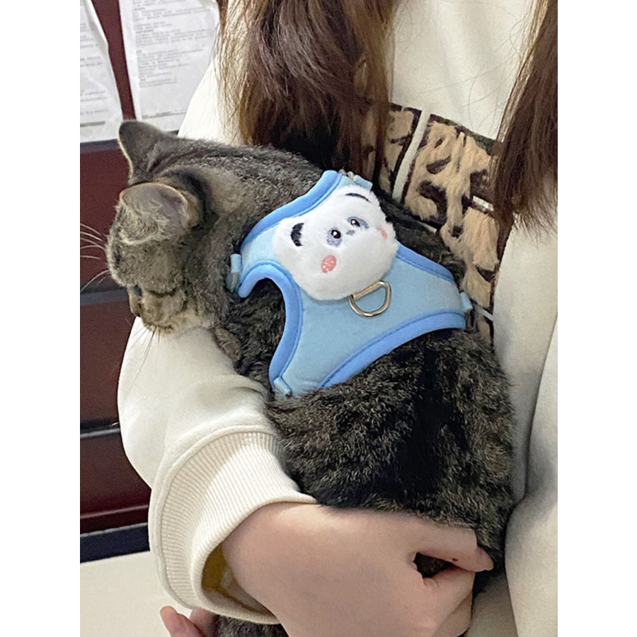 Animal Decor Breathable Mesh Pet Harness Apparel and Accessories