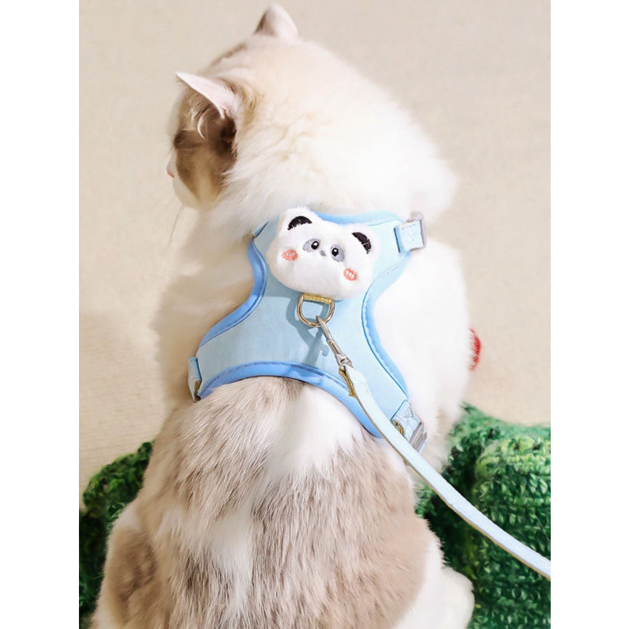 Animal Decor Breathable Mesh Pet Harness Apparel and Accessories