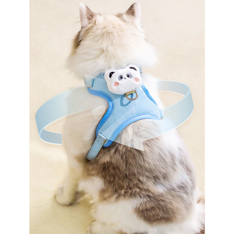 Animal Decor Breathable Mesh Pet Harness Apparel and Accessories