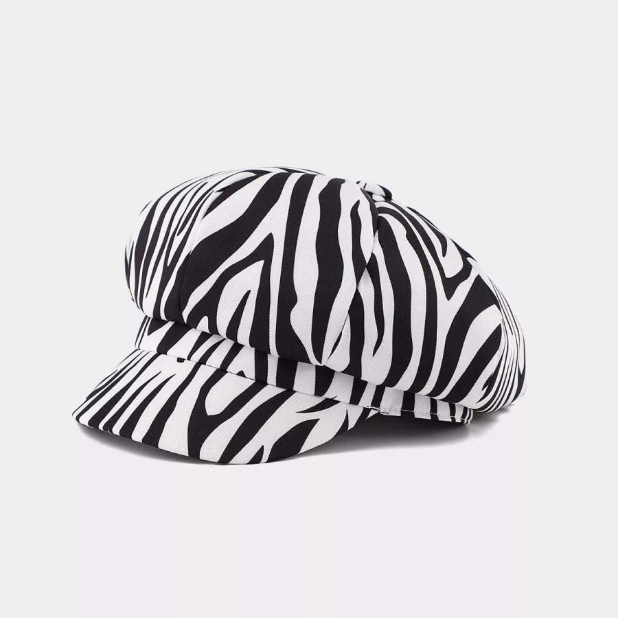 Animal Print Newsboy Hat Cow Print / One Size Apparel and Accessories