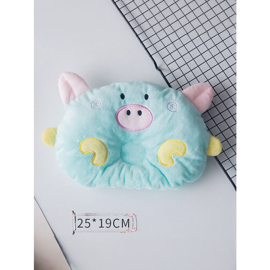 Animal Shaped Head Protection Plush Pillow Blue Piggy / ONESIZE Apparel and Accessories