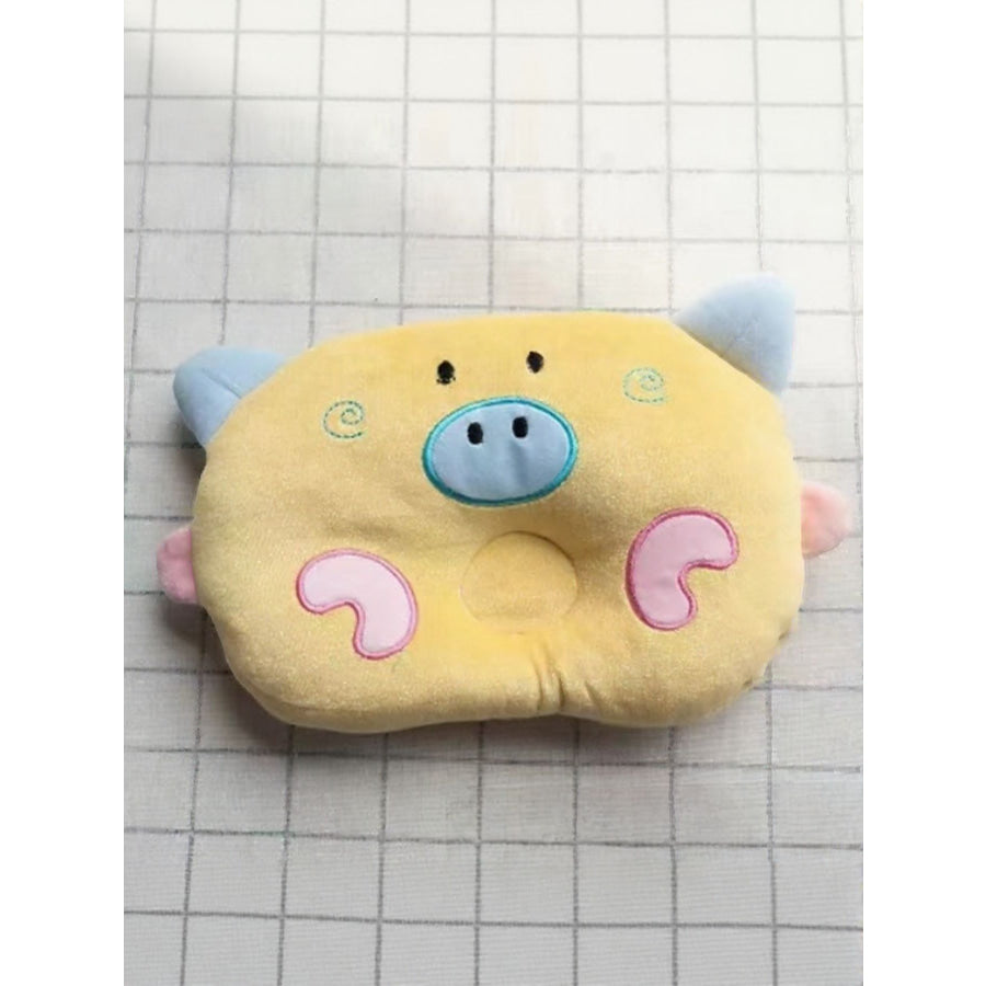 Animal Shaped Head Protection Plush Pillow Yellow Piggy / ONESIZE Apparel and Accessories