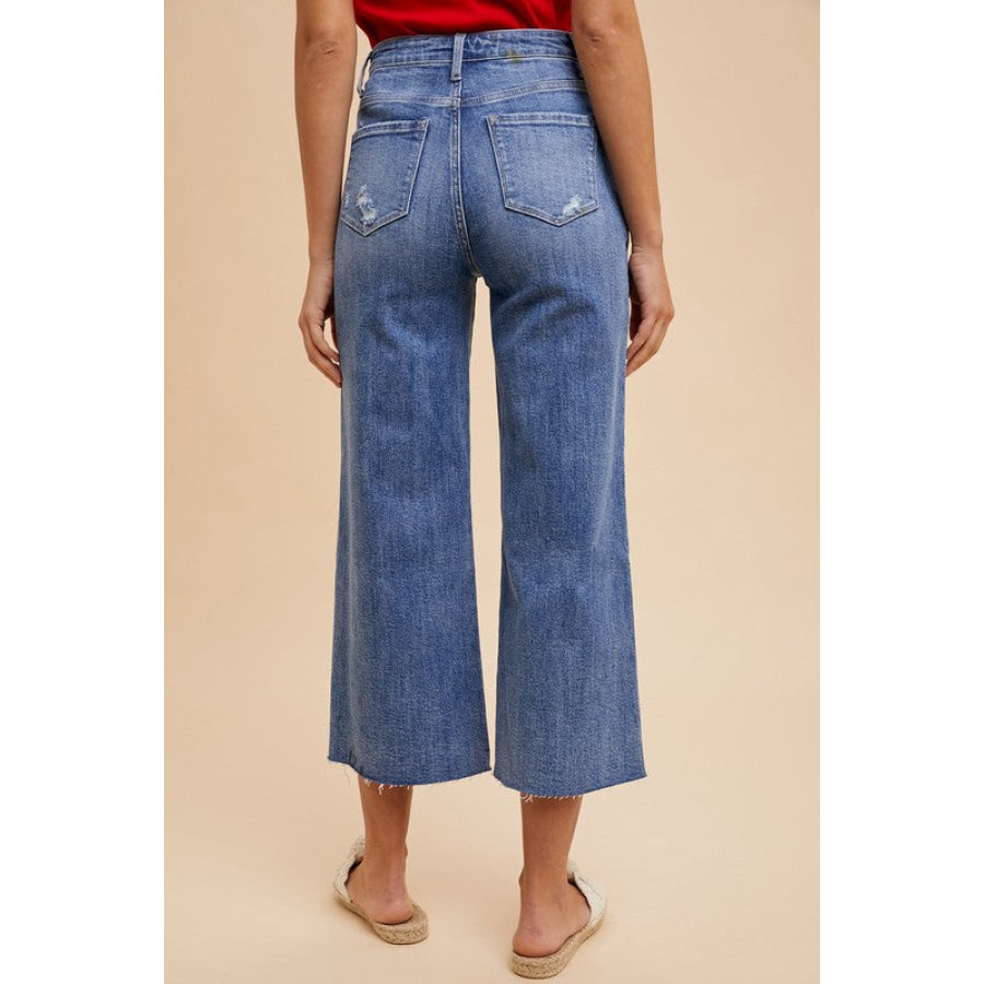 Annie Wear High Rise Wide Leg Jeans Apparel and Accessories