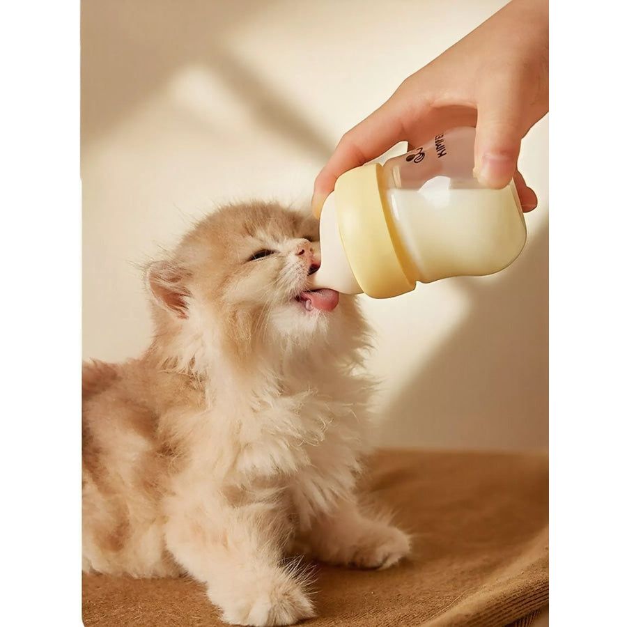 Anti-Choking Silicone Pet Nursing Bottle Beige / One Size Apparel and Accessories