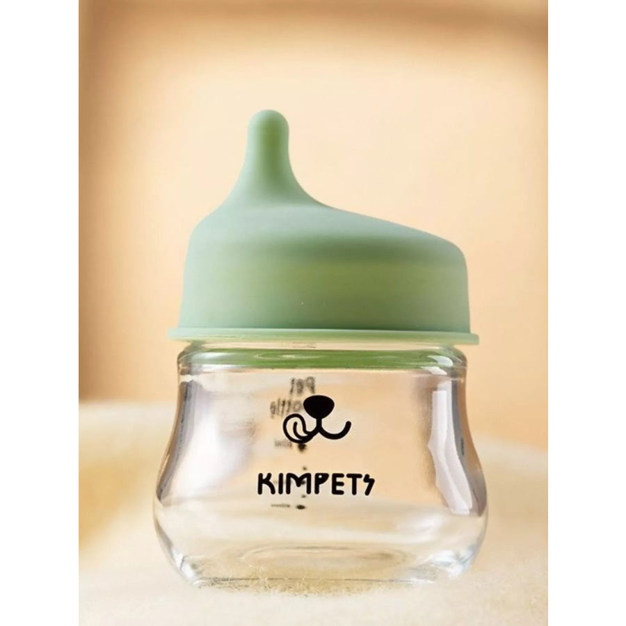 Anti-Choking Silicone Pet Nursing Bottle Matcha Green / One Size Apparel and Accessories