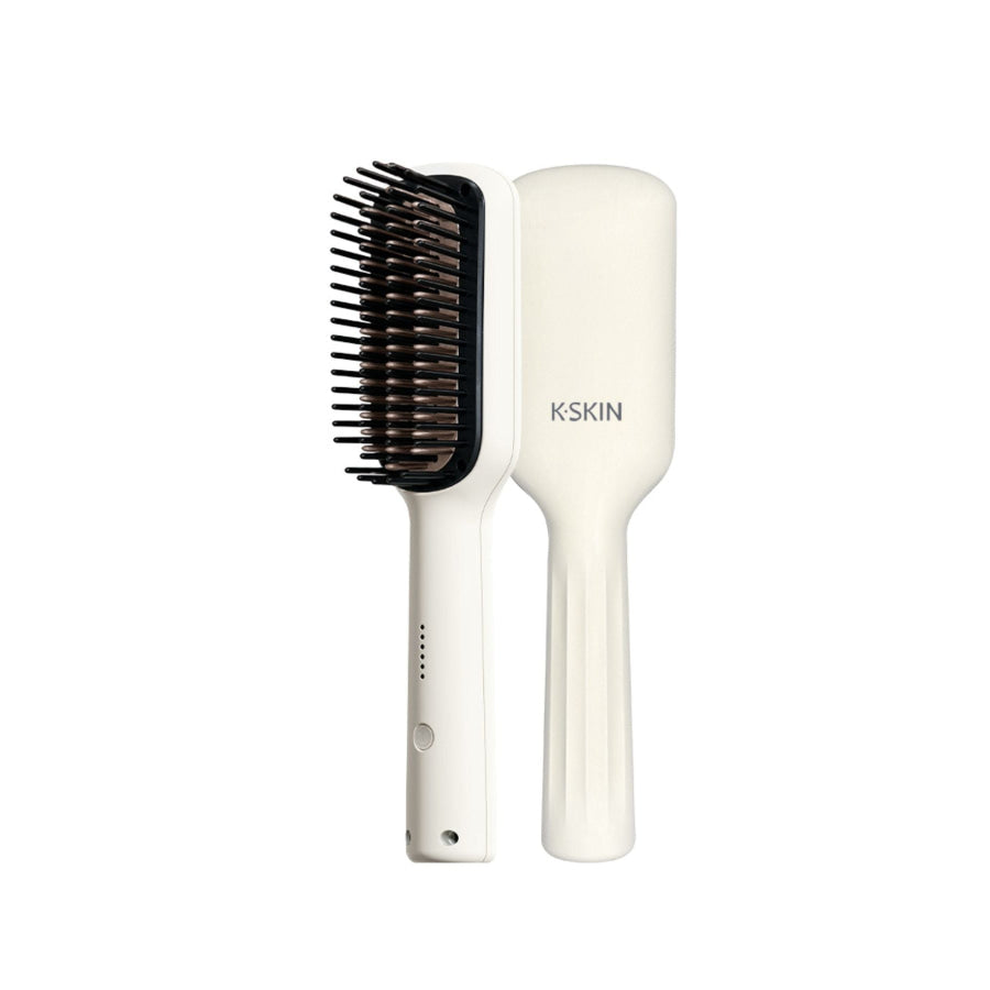 Anti-Scald Hair Straightening Comb White / ONESIZE Apparel and Accessories
