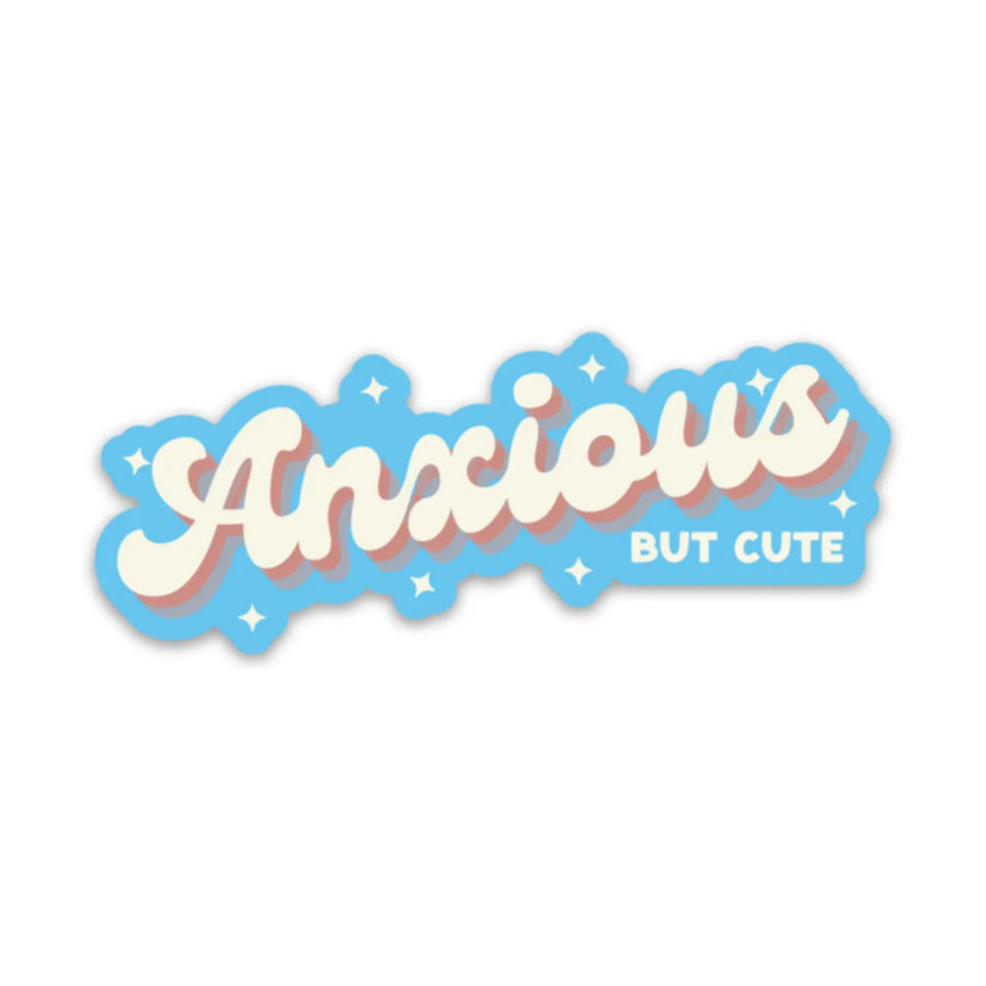 Anxious But Cute Sticker sticker