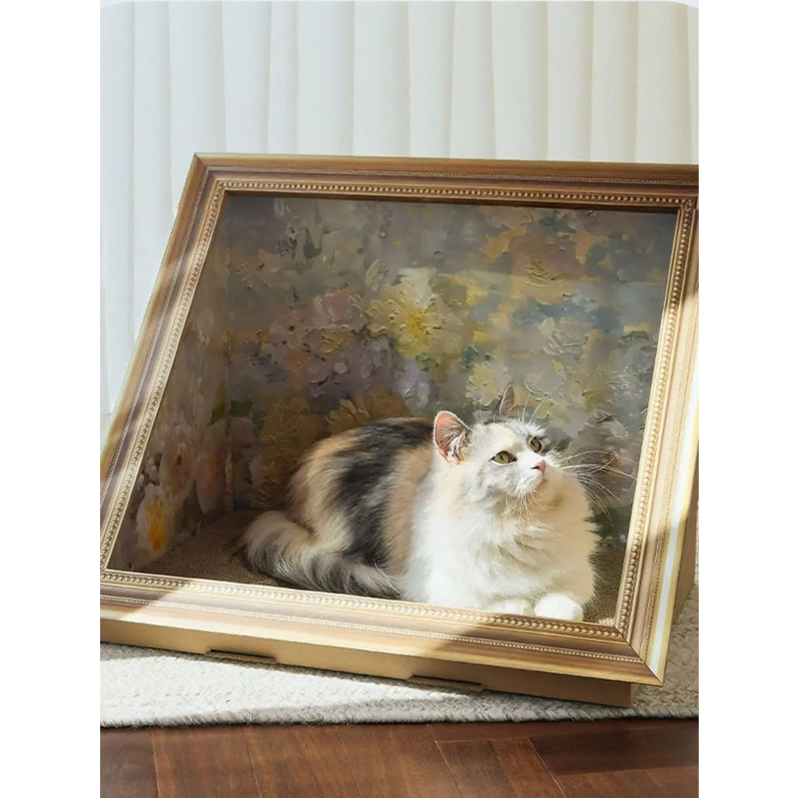 Artistic Frame Cat Scratcher Nest Flower / ONESIZE Apparel and Accessories