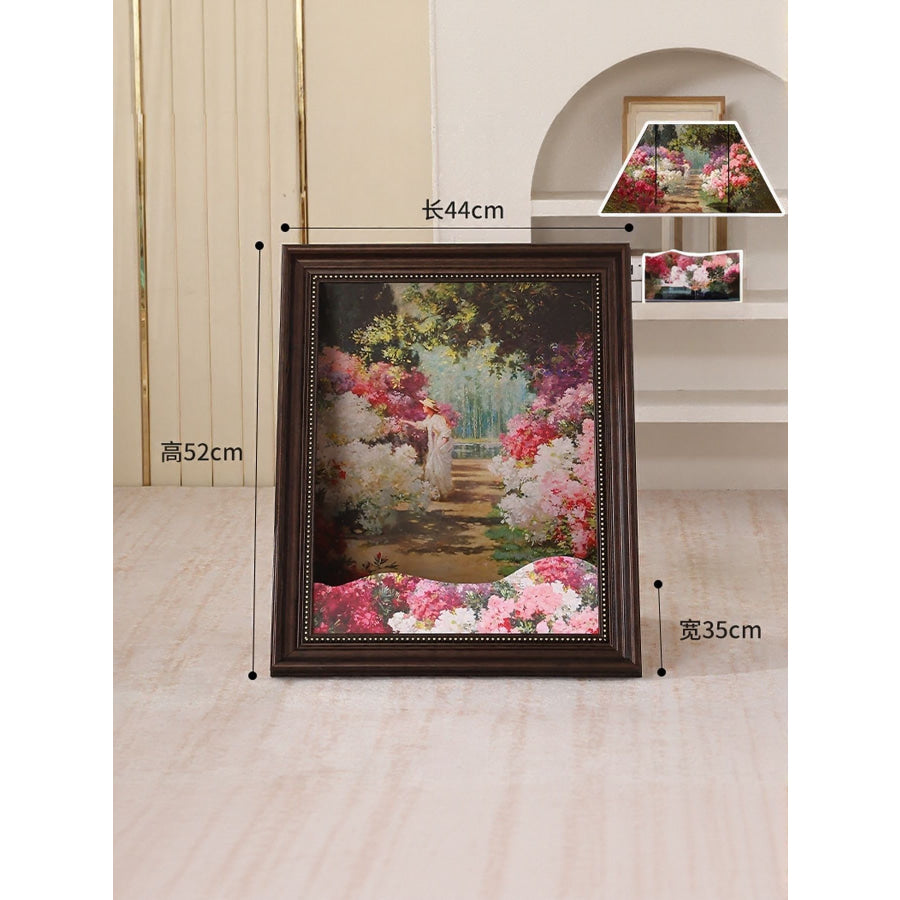 Artistic Framed Cat House Rose Garden 2 / ONESIZE Apparel and Accessories
