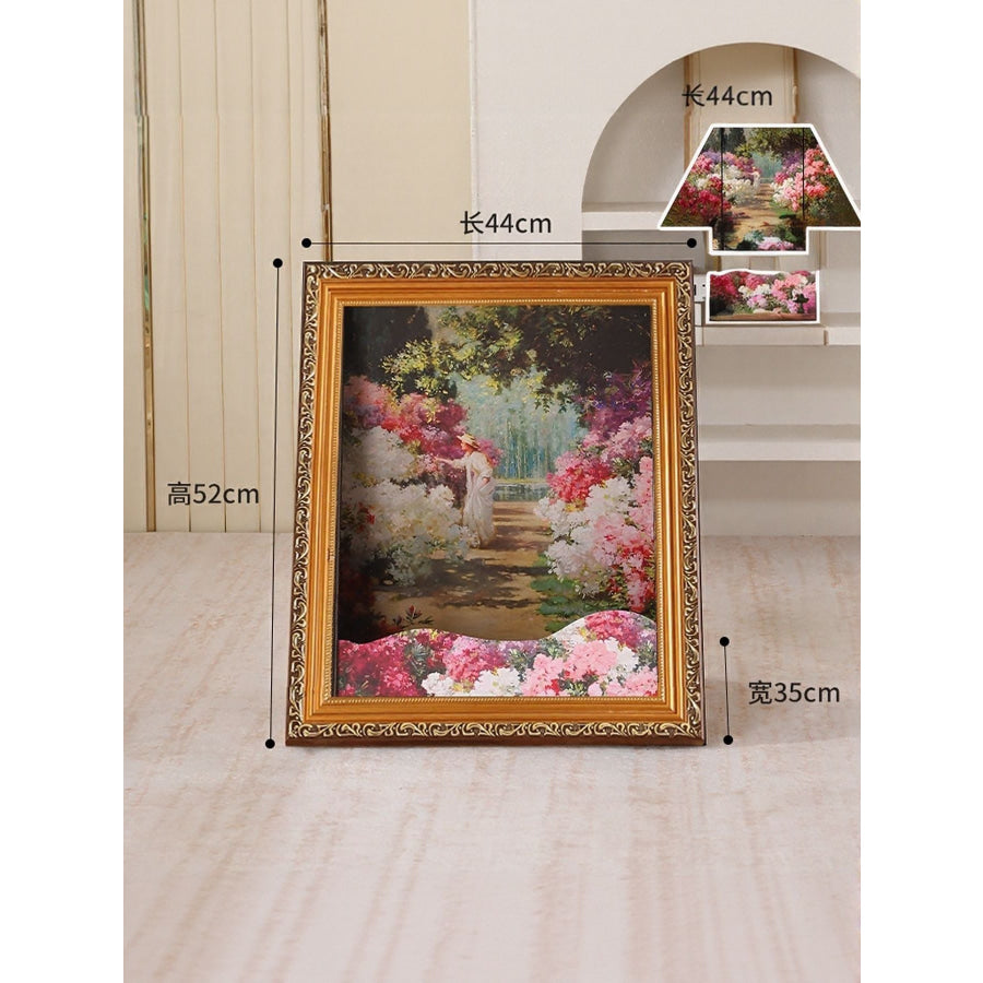 Artistic Framed Cat House Rose Garden 1 / ONESIZE Apparel and Accessories