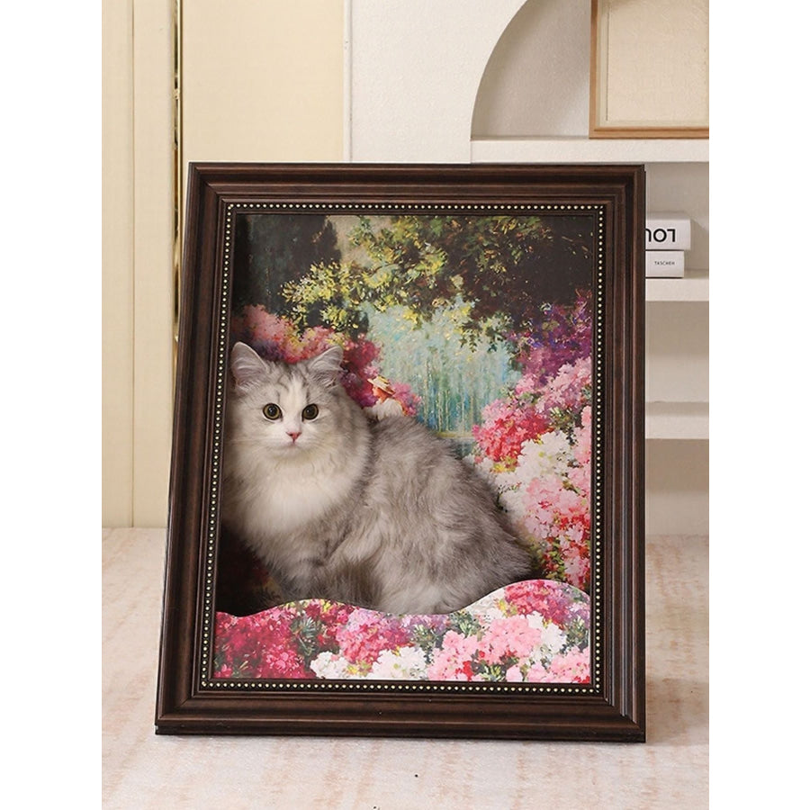 Artistic Framed Cat House Rose Garden 2 / ONESIZE Apparel and Accessories