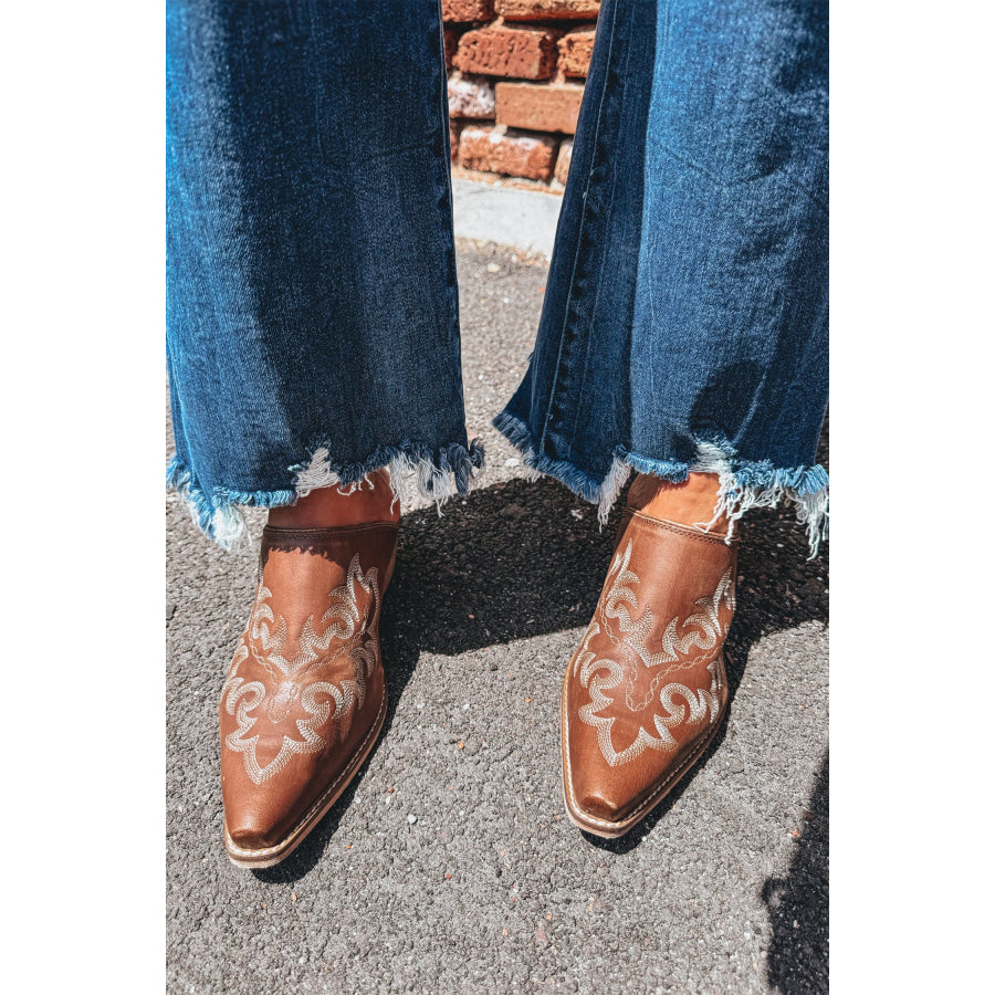 Ashleigh Blue High Waist Frayed Hem Flare Jeans Bottoms/Jeans