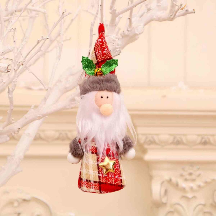 Assorted 2-Piece Christmas Doll Hanging Widgets Style A / One Size