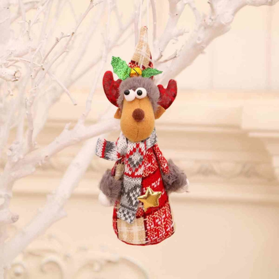 Assorted 2-Piece Christmas Doll Hanging Widgets Style C / One Size