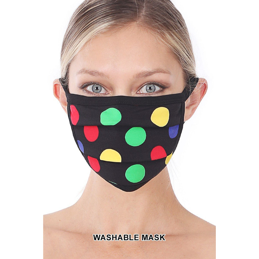 NEW! Assorted Print Masks - Poly/Cotton with Cotton Lining Face Cover