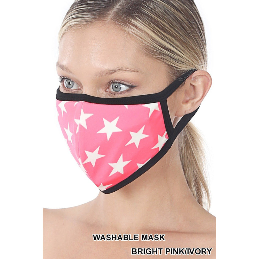 NEW! Assorted Print Masks - Poly/Cotton with Cotton Lining Face Cover