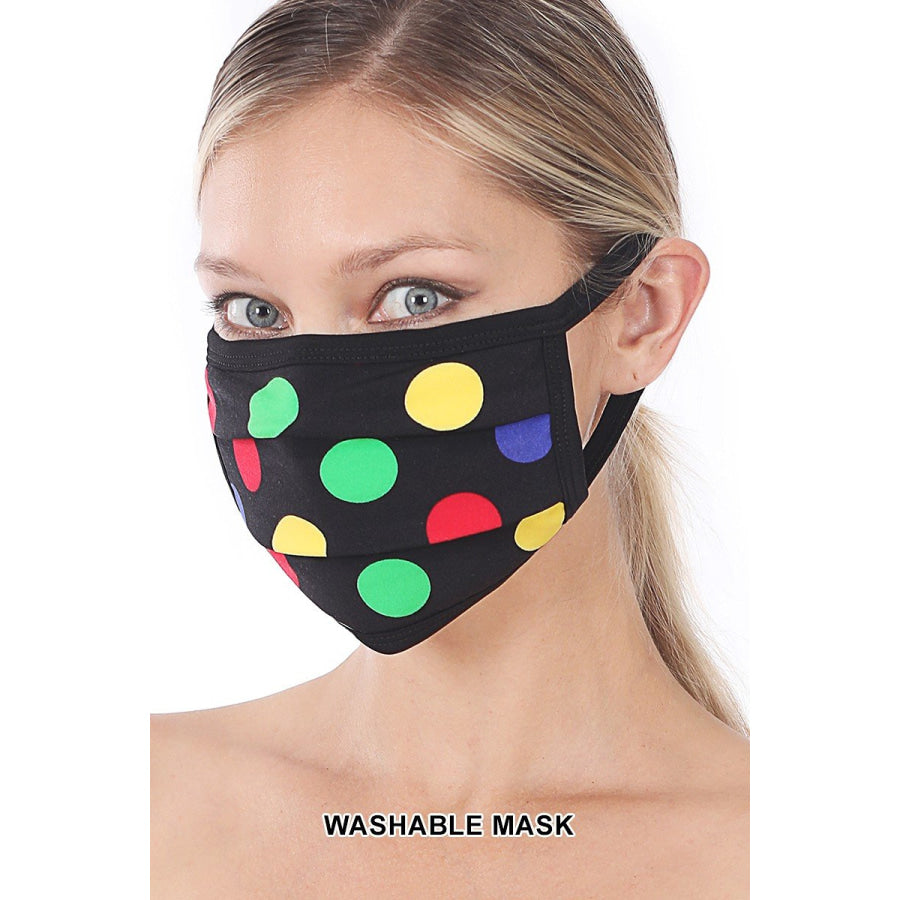 NEW! Assorted Print Masks - Poly/Cotton with Cotton Lining Face Cover