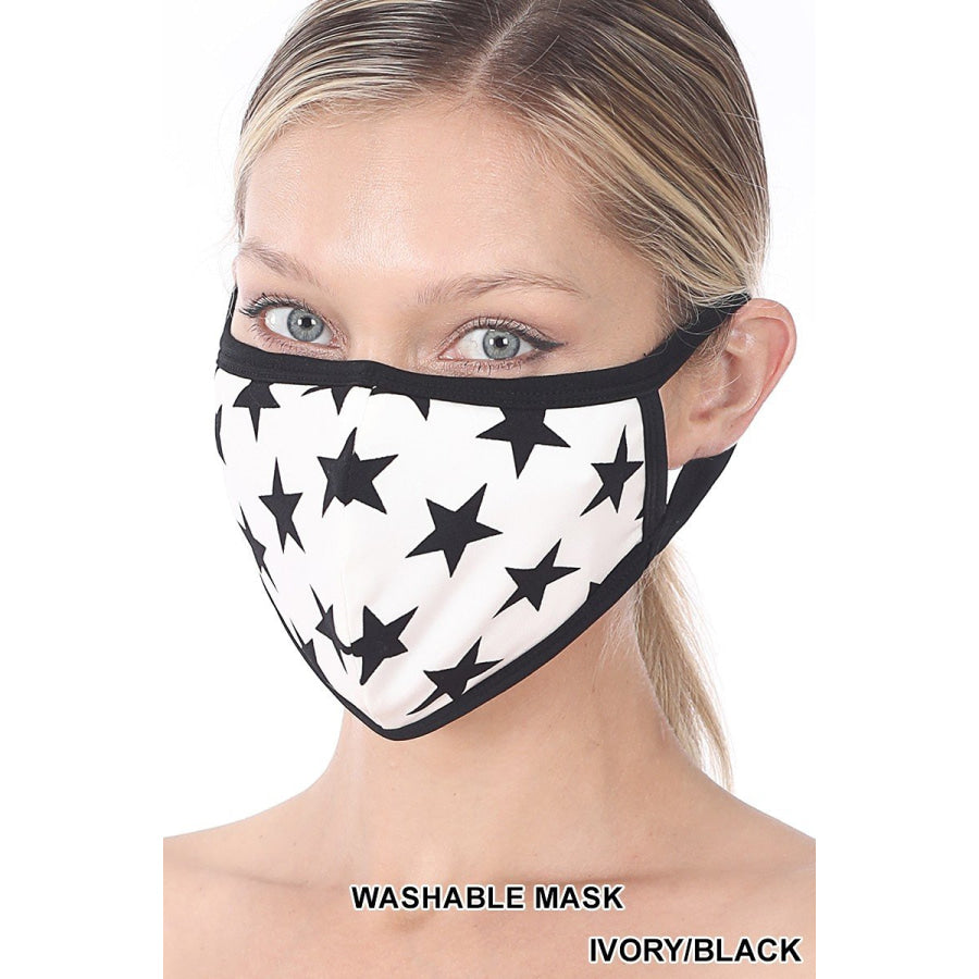 NEW! Assorted Print Masks - Poly/Cotton with Cotton Lining Face Cover