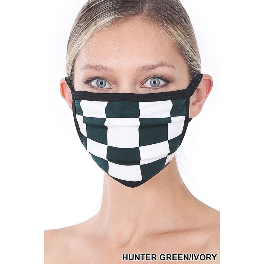 NEW! Assorted Print Masks - Poly/Cotton with Cotton Lining Face Cover