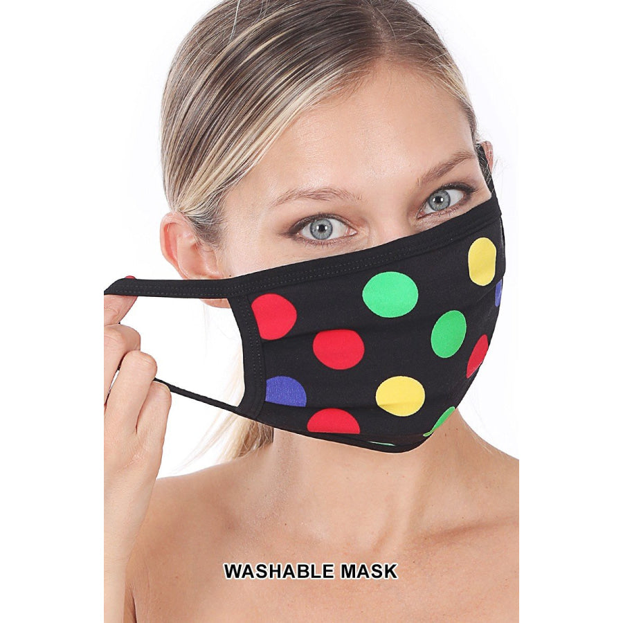 NEW! Assorted Print Masks - Poly/Cotton with Cotton Lining Face Cover