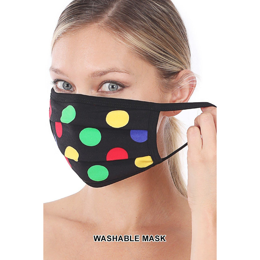 NEW! Assorted Print Masks - Poly/Cotton with Cotton Lining Face Cover