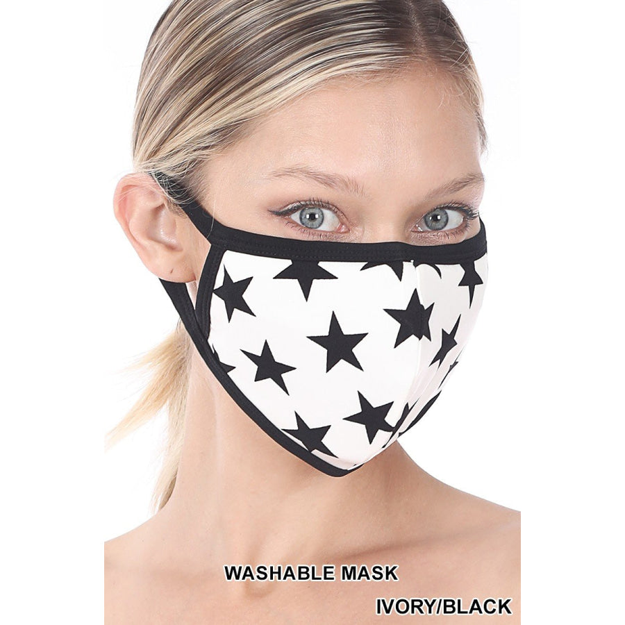 NEW! Assorted Print Masks - Poly/Cotton with Cotton Lining Face Cover