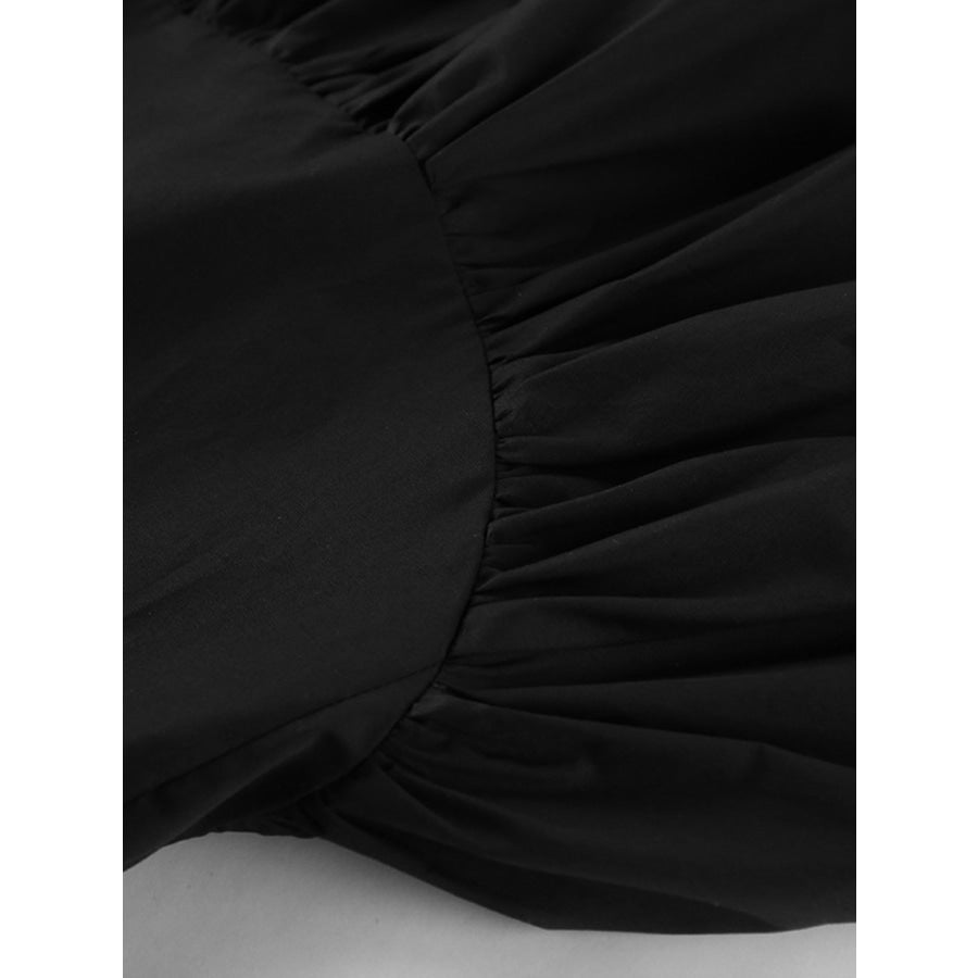 Asymmetrical Ruffle Hem Midi Skirt Apparel and Accessories