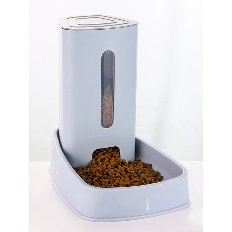 Automatic Food Dispenser Pet Bowl Light Blue / One Size Apparel and Accessories
