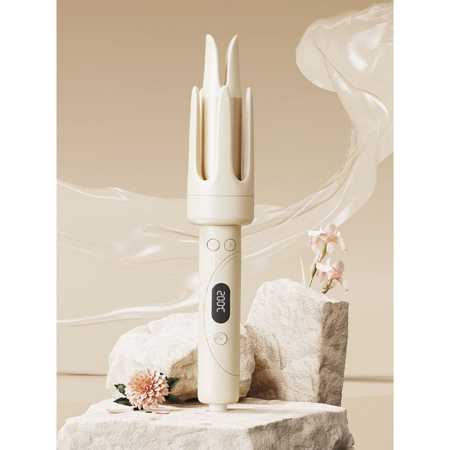 Automatic Hair Curling Iron Beige / European plug Apparel and Accessories