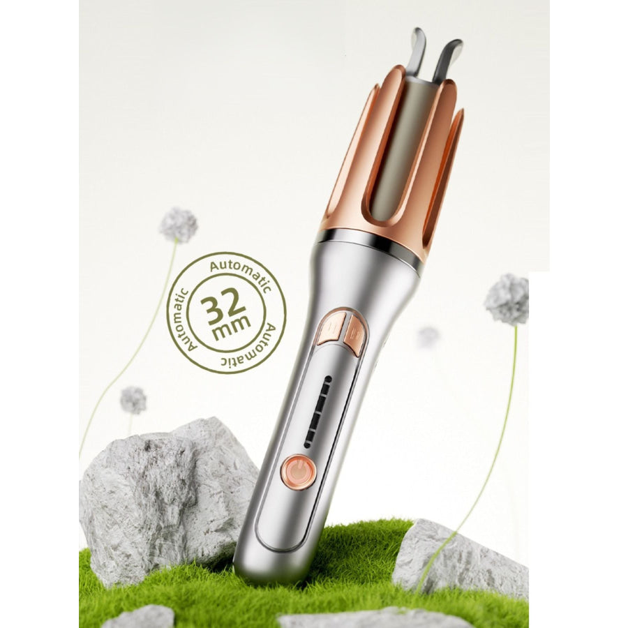 Automatic Hair Curling Iron Silver / European plug Apparel and Accessories