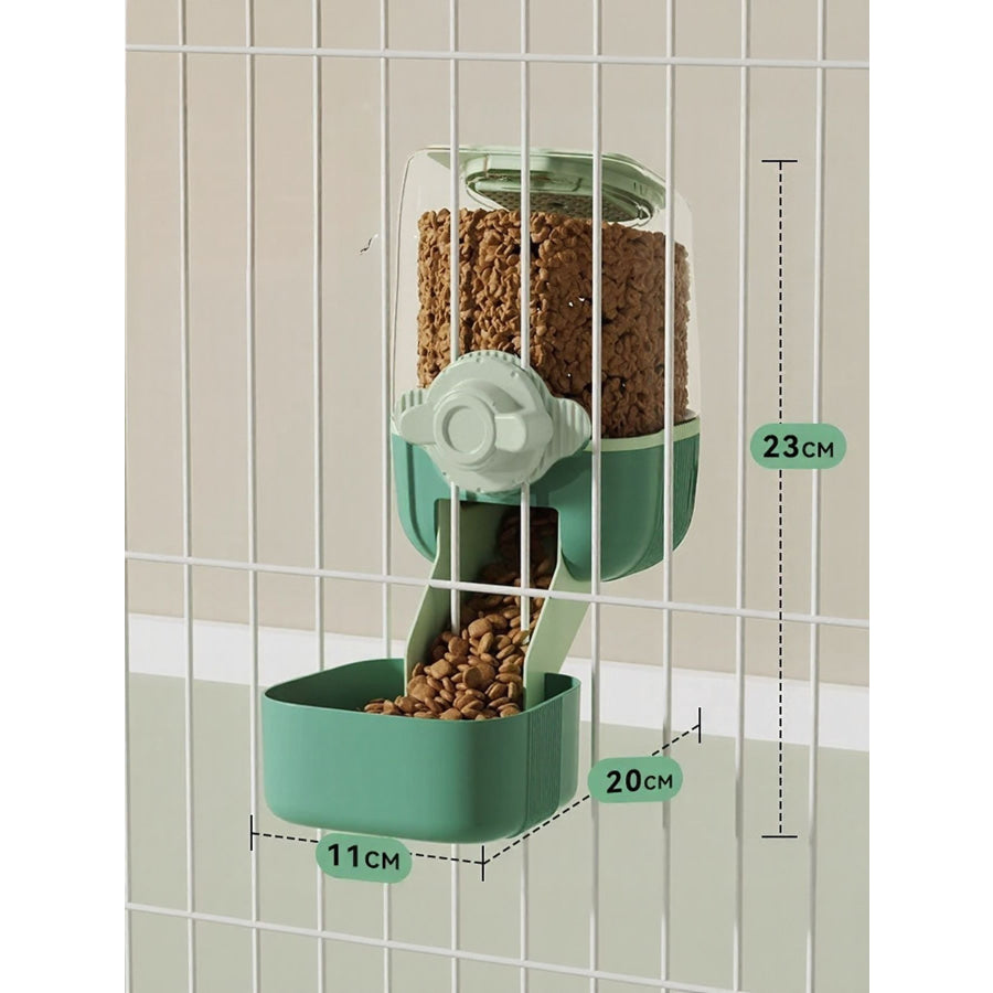 Automatic Pet Feeder & Waterer Green Feeding 1100ml / One Size Apparel and Accessories