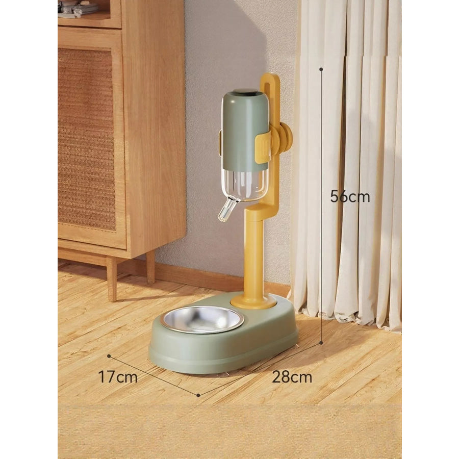 Automatic Pet Food and Water Dispenser Bowl Sage 1 Bowl / One Size Apparel and Accessories