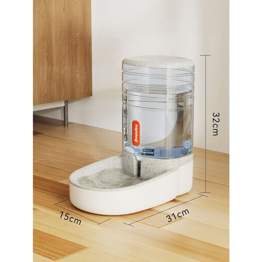 Automatic Pet Food and Water Dispenser Set Light Gray Drinking(3.8L) / One Size Apparel and Accessories