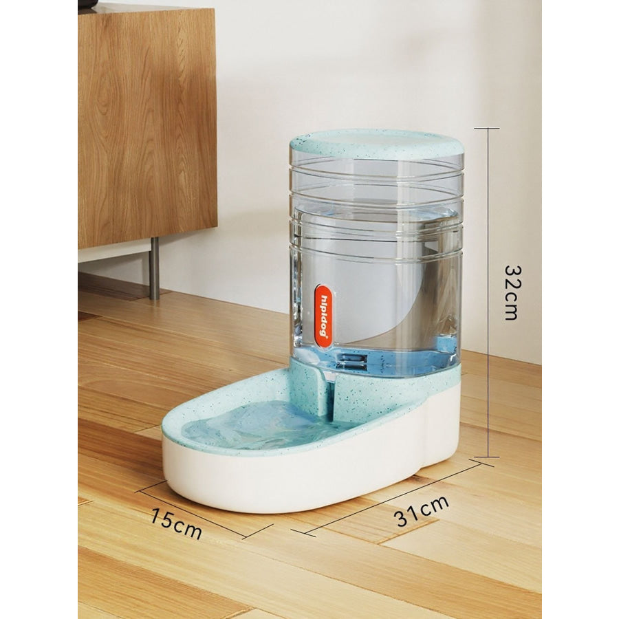 Automatic Pet Food and Water Dispenser Set Light Blue Drinking(3.8L) / One Size Apparel and Accessories