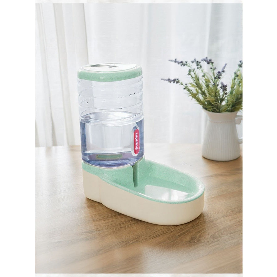 Automatic Pet Food and Water Dispenser Set Light Green Drinking(3.8L) / One Size Apparel and Accessories