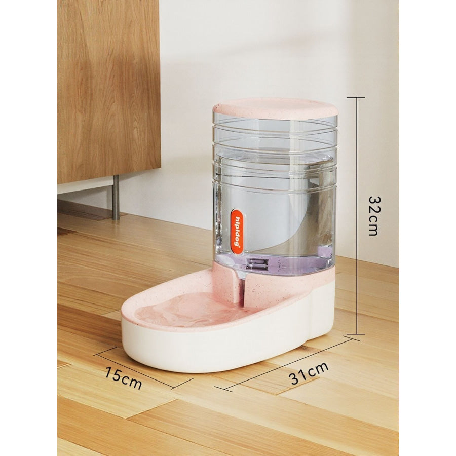 Automatic Pet Food and Water Dispenser Set Light Pink Drinking(3.8L) / One Size Apparel and Accessories