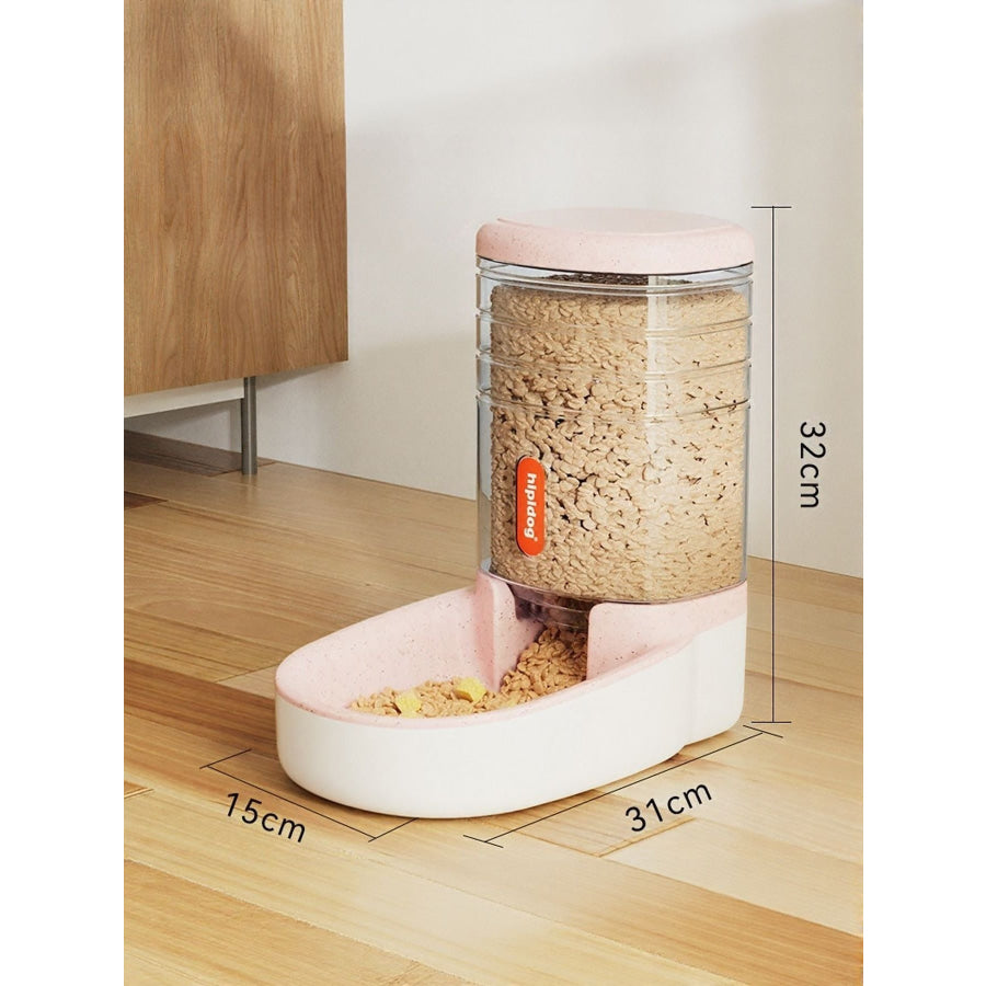 Automatic Pet Food and Water Dispenser Set Light Pink Feeding(3.8L) / One Size Apparel and Accessories