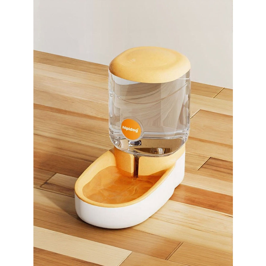 Automatic Pet Food and Water Dispenser Set Pastel Yellow Drinking(4L) / One Size Apparel and Accessories