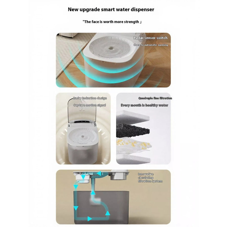 Automatic Pet Water Fountain Apparel and Accessories