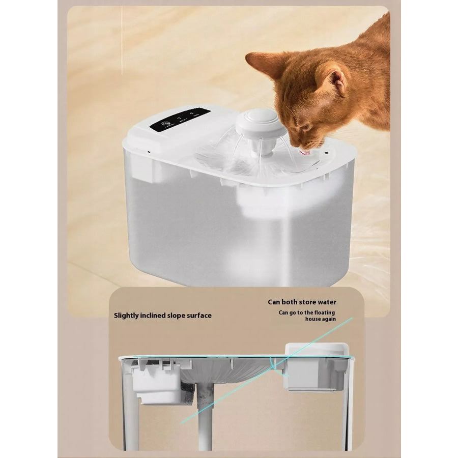 Automatic Pet Water Fountain Model B-White / One Size Apparel and Accessories