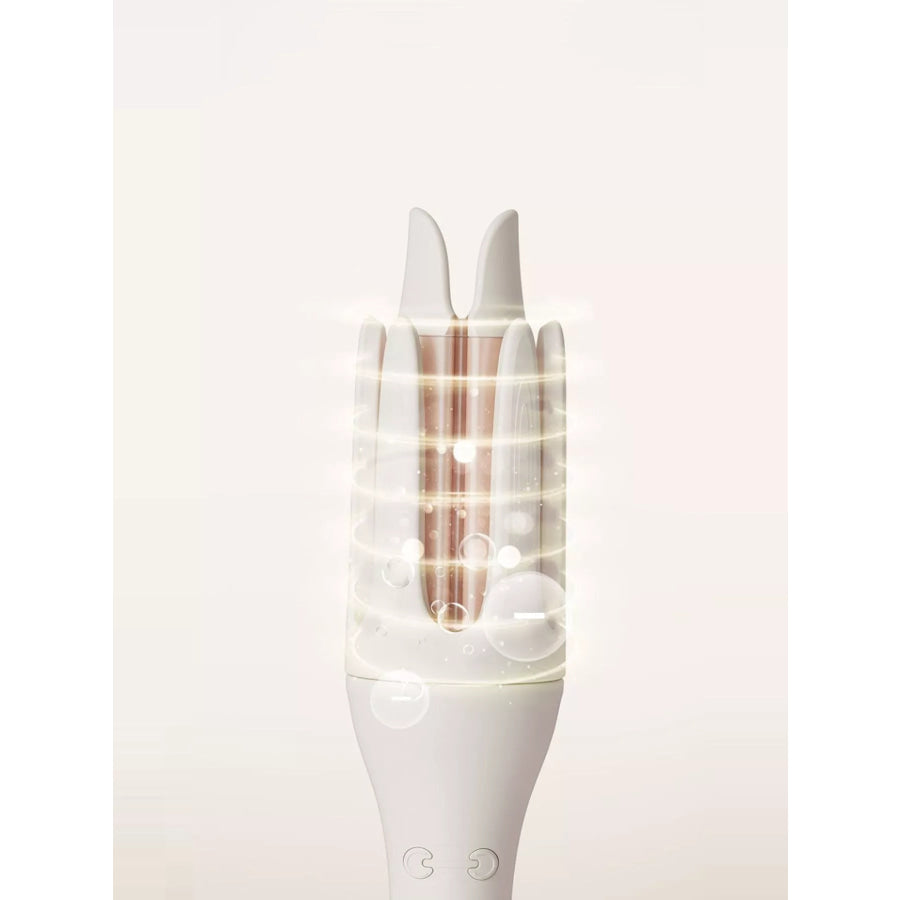 Automatic Rotating Ceramic Curling Iron Ivory / European plug Apparel and Accessories