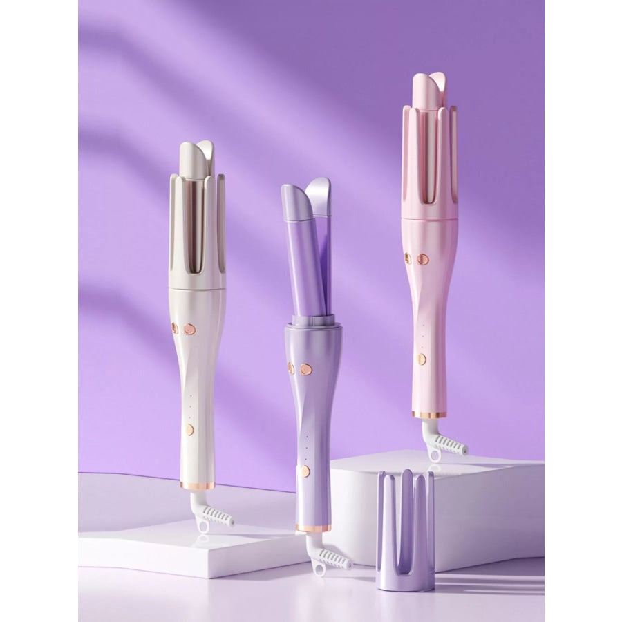 Automatic Rotating Ceramic Curling Iron Lavender / European plug Apparel and Accessories