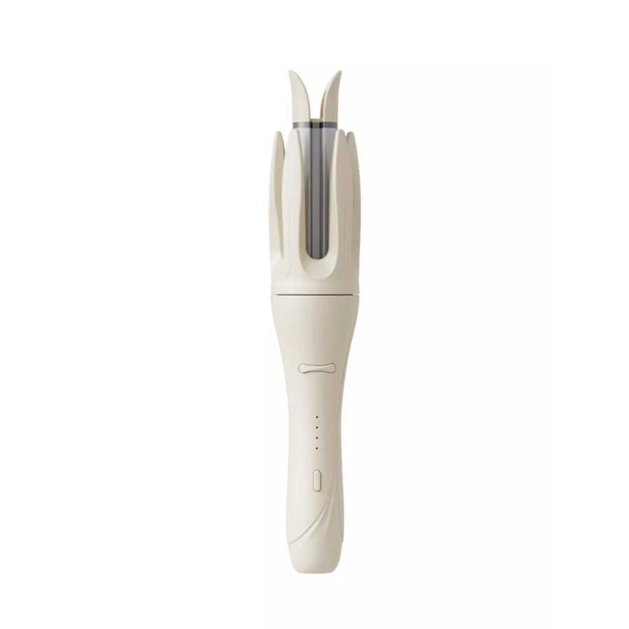 Automatic Rotating Ceramic Curling Iron Beige / European plug Apparel and Accessories