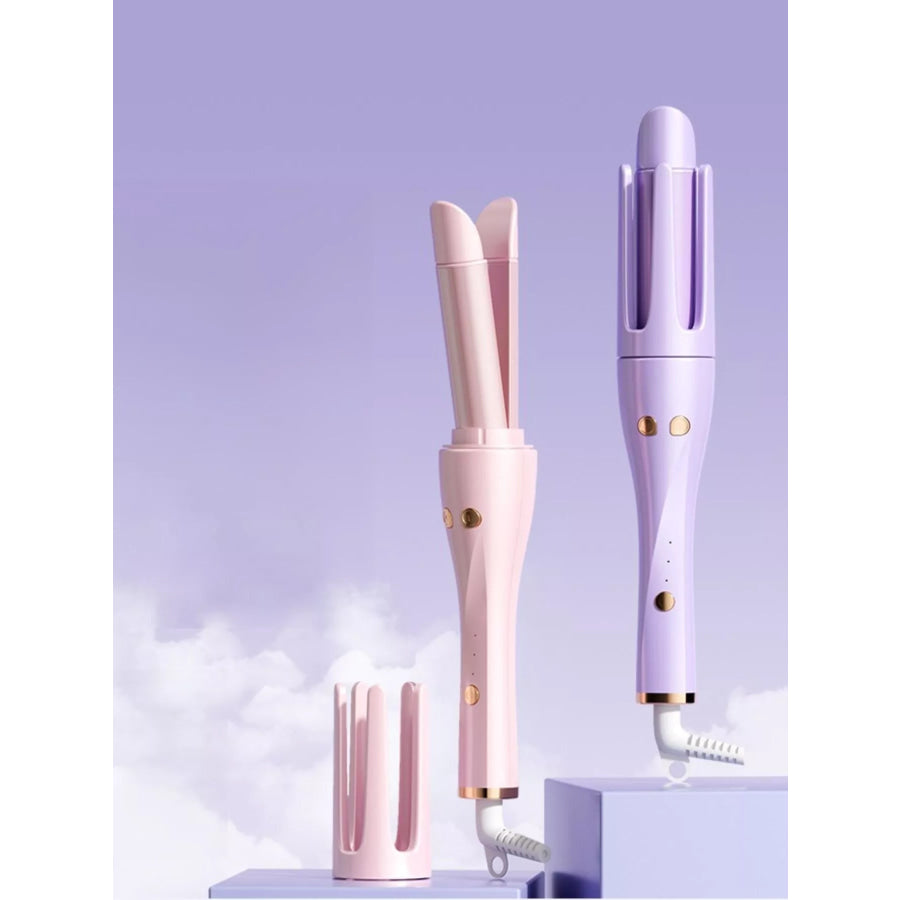 Automatic Rotating Ceramic Curling Iron Blush Pink / European plug Apparel and Accessories
