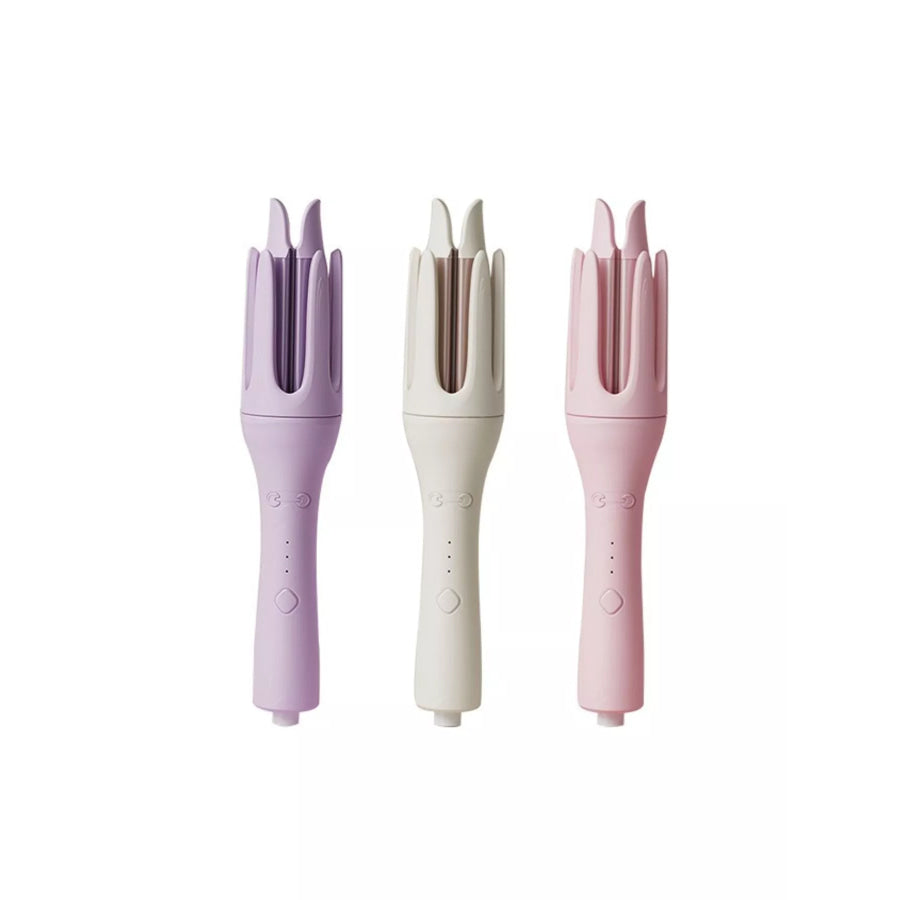 Automatic Rotating Ceramic Curling Iron Lilac / European plug Apparel and Accessories